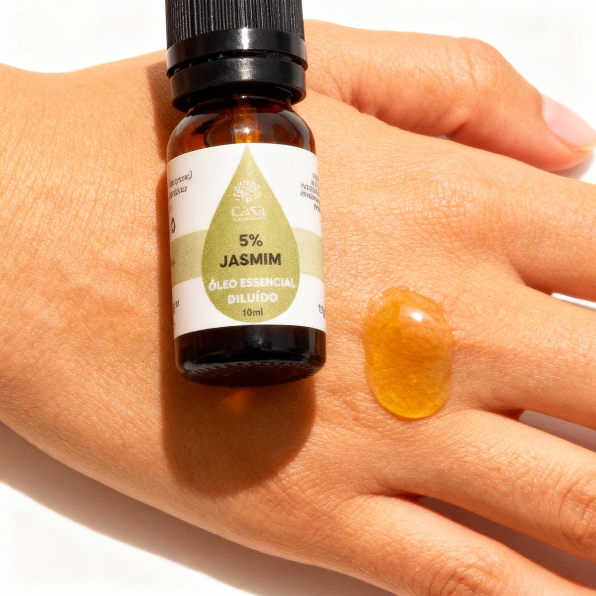 Óleo Essencial de Jasmim diluído 10ml Casa d'Aromaterapia