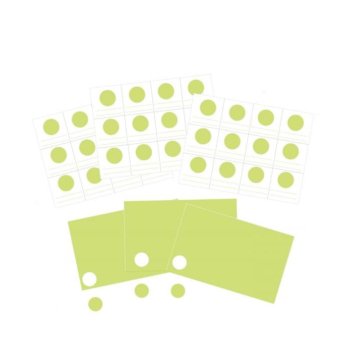 Conjunto de Etiqueta + Cartões
