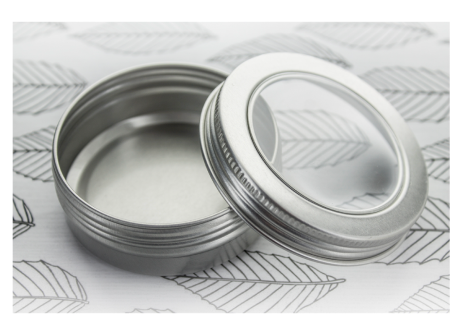 Pot with stainless steel window