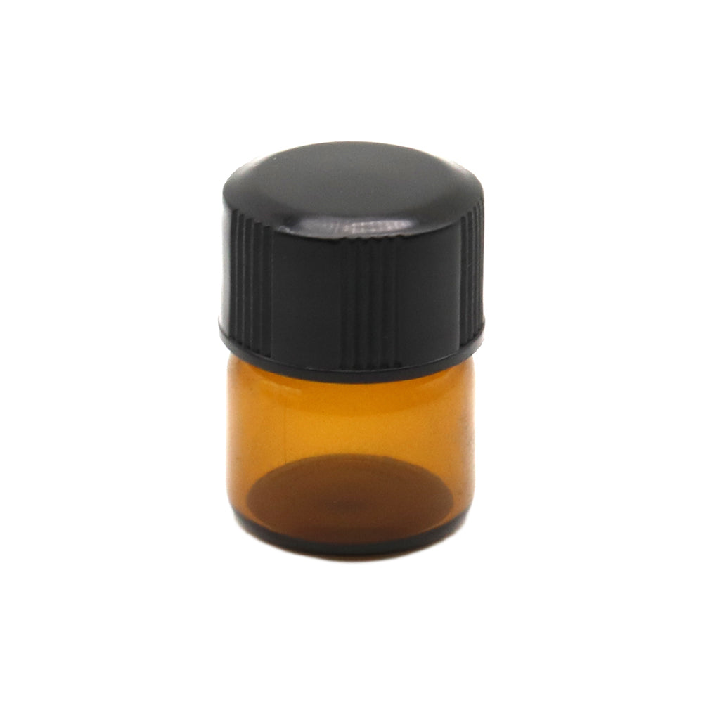 1ml amber glass bottle (x10)