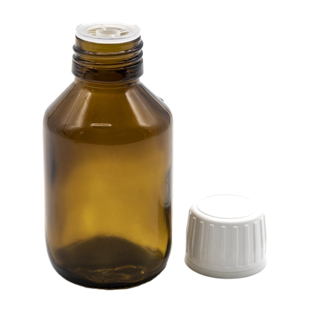 100ml amber glass bottle (syrups)