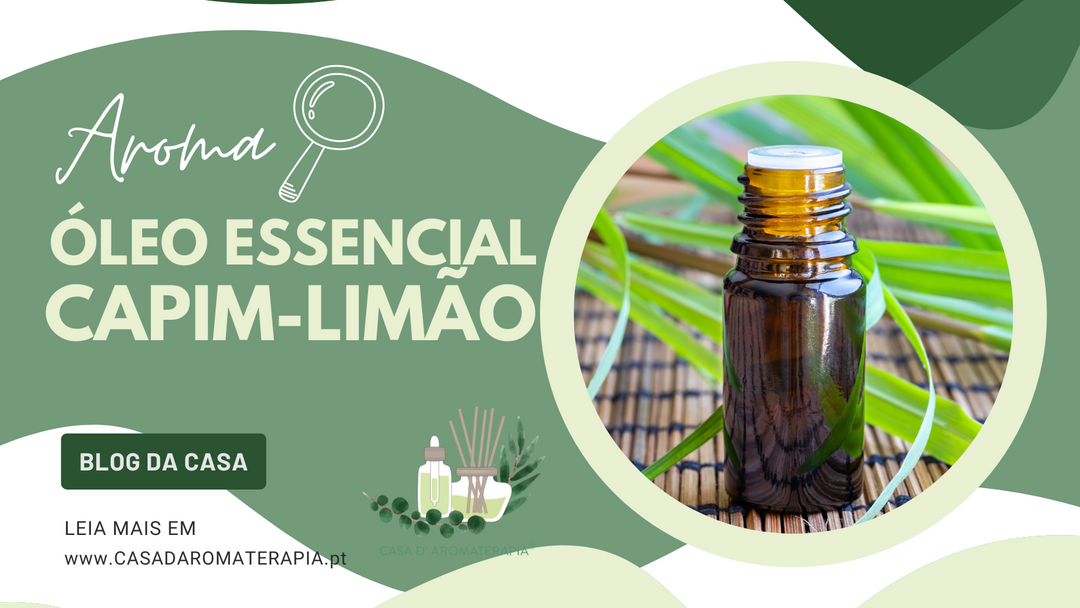 AromaLupa 🔎 Óleo Essencial de Capim - Limão