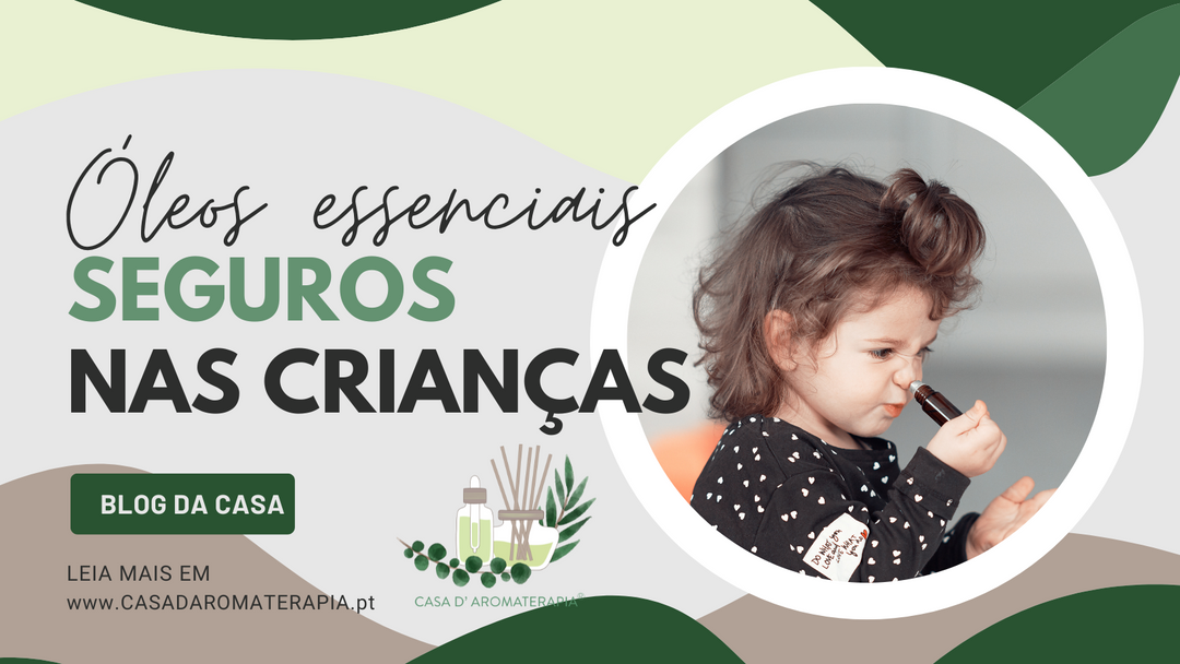 Óleos essenciais seguros nas crianças
