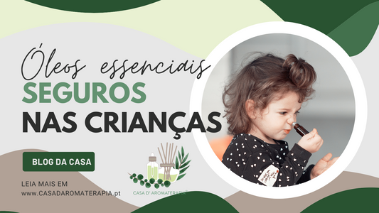 Óleos essenciais seguros nas crianças