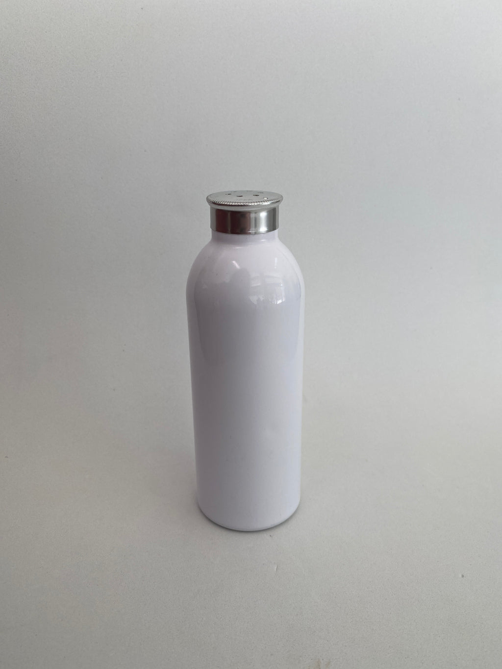 Frasco Cosmético de Alumínio Branco – 100 ml ***