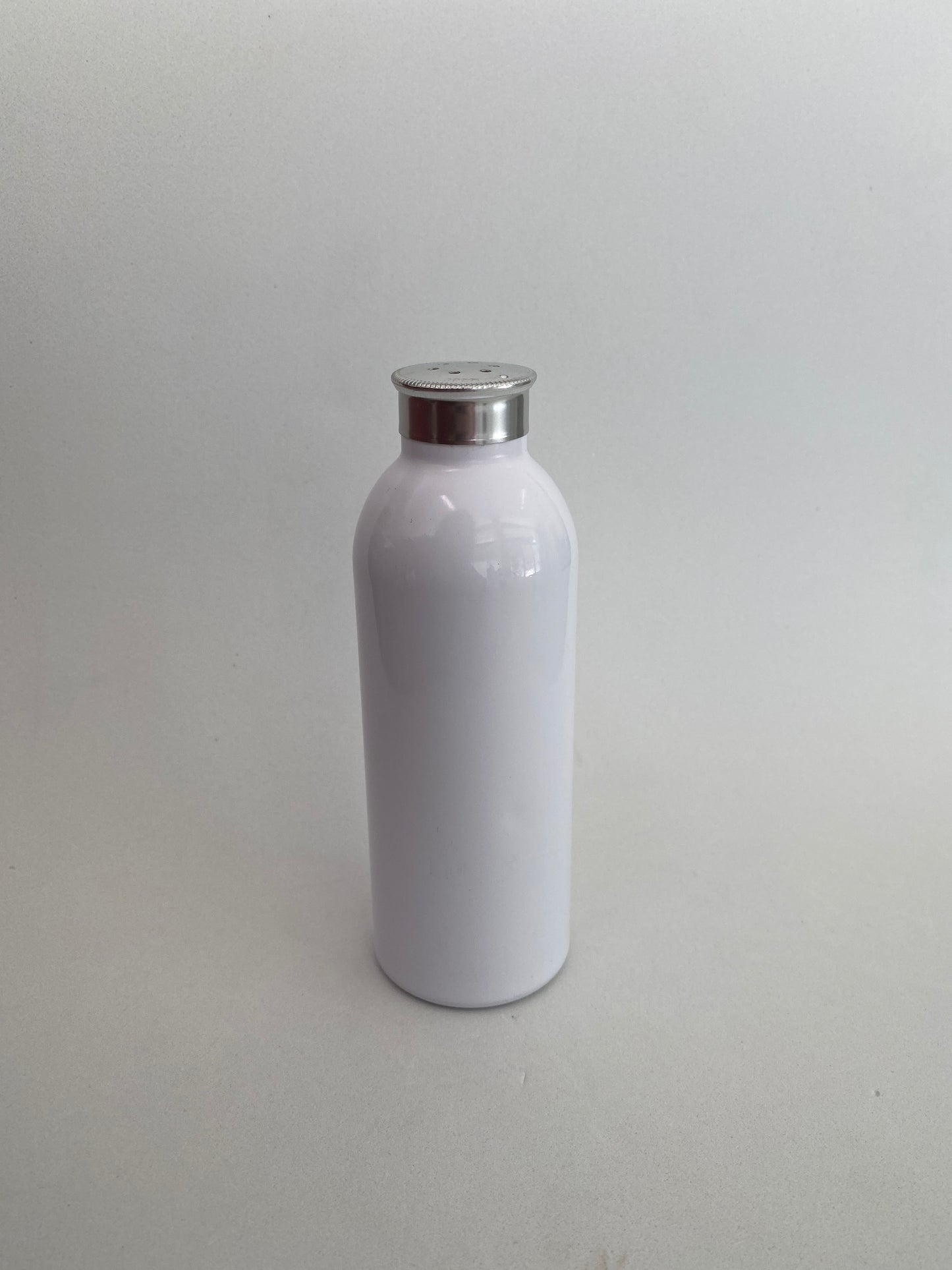 Frasco Cosmético de Alumínio Branco – 100 ml ***