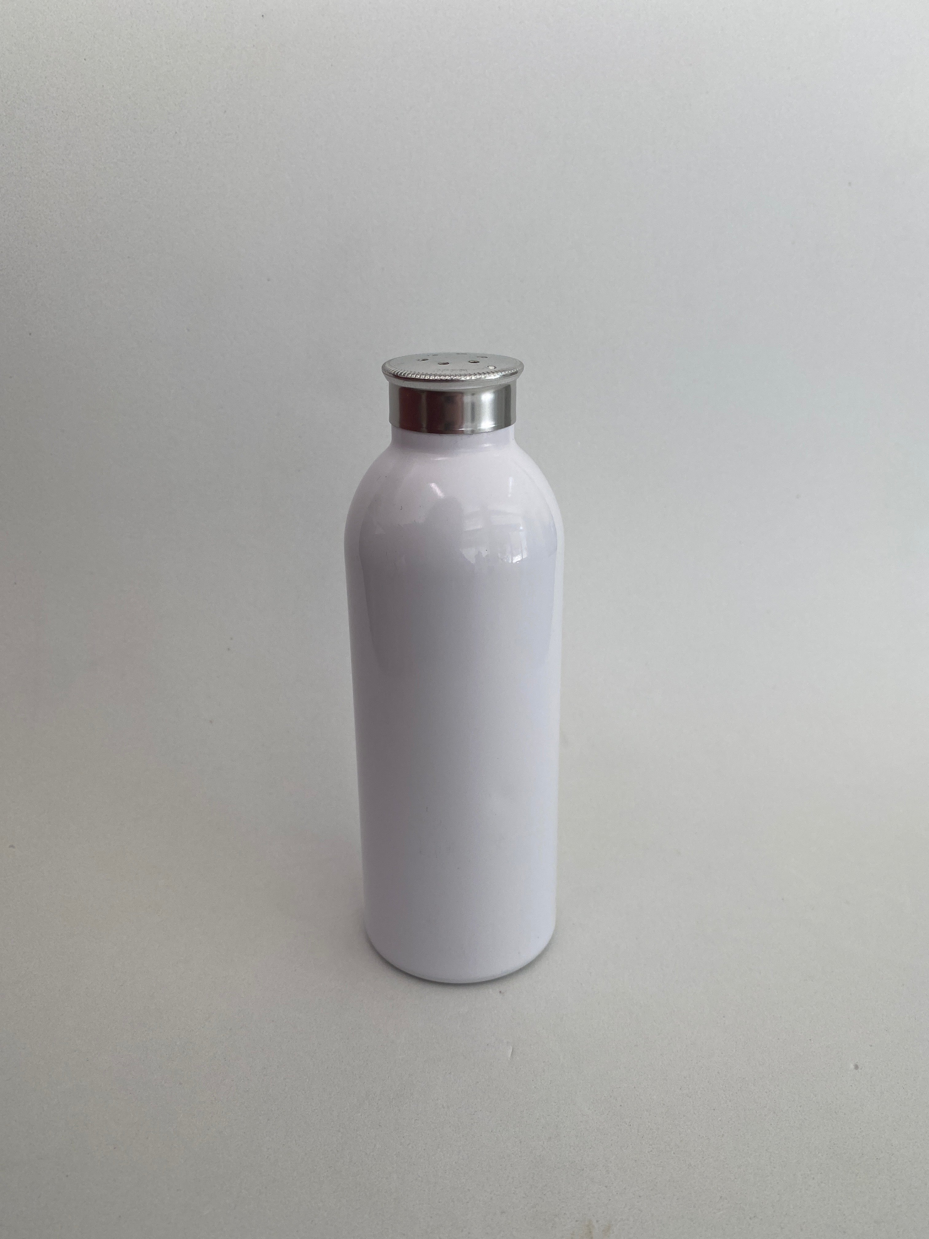 Frasco Cosmético de Alumínio Branco – 100 ml ***