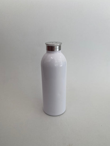 Frasco Cosmético de Alumínio Branco – 100 ml ***