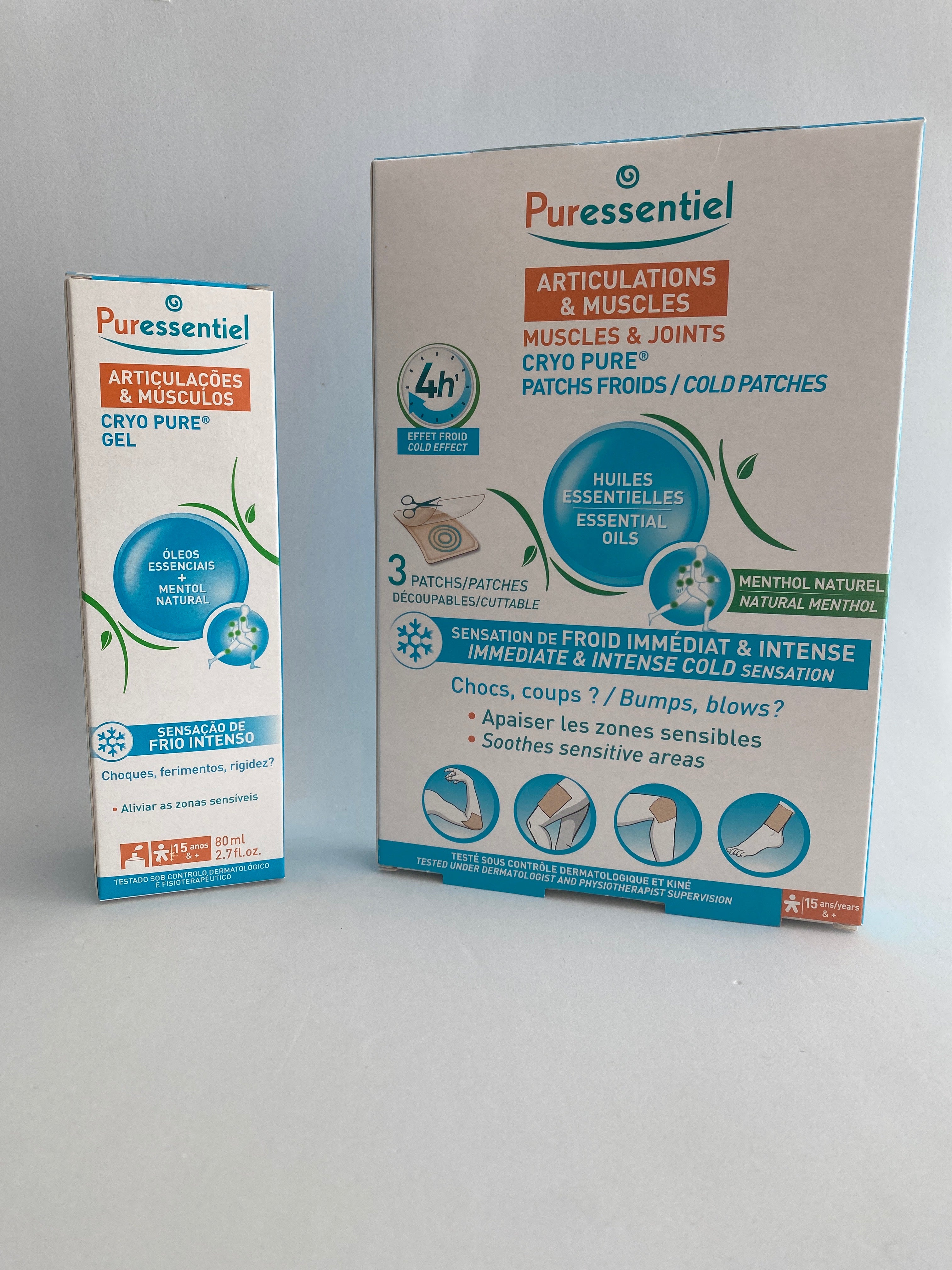 Kit Articulações e Músculos - Sensação Frio