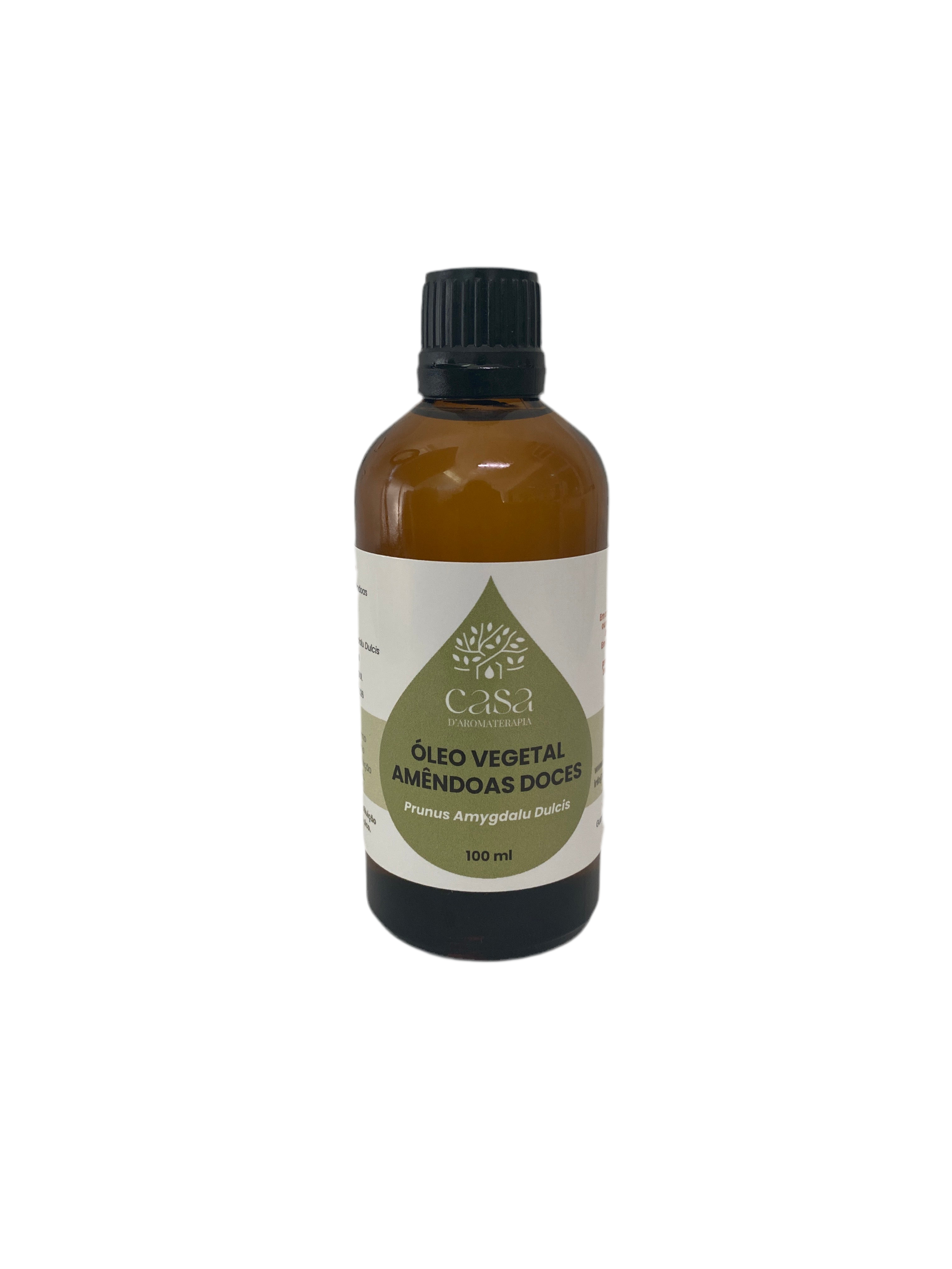 Óleo Vegetal de Amêndoas Doces  | Prunus Amygdalus Dulcis | 100ml