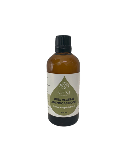 Óleo Vegetal de Amêndoas Doces  | Prunus Amygdalus Dulcis | 100ml
