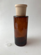 Frasco de Vidro Âmbar e Tampa para Mikado ***