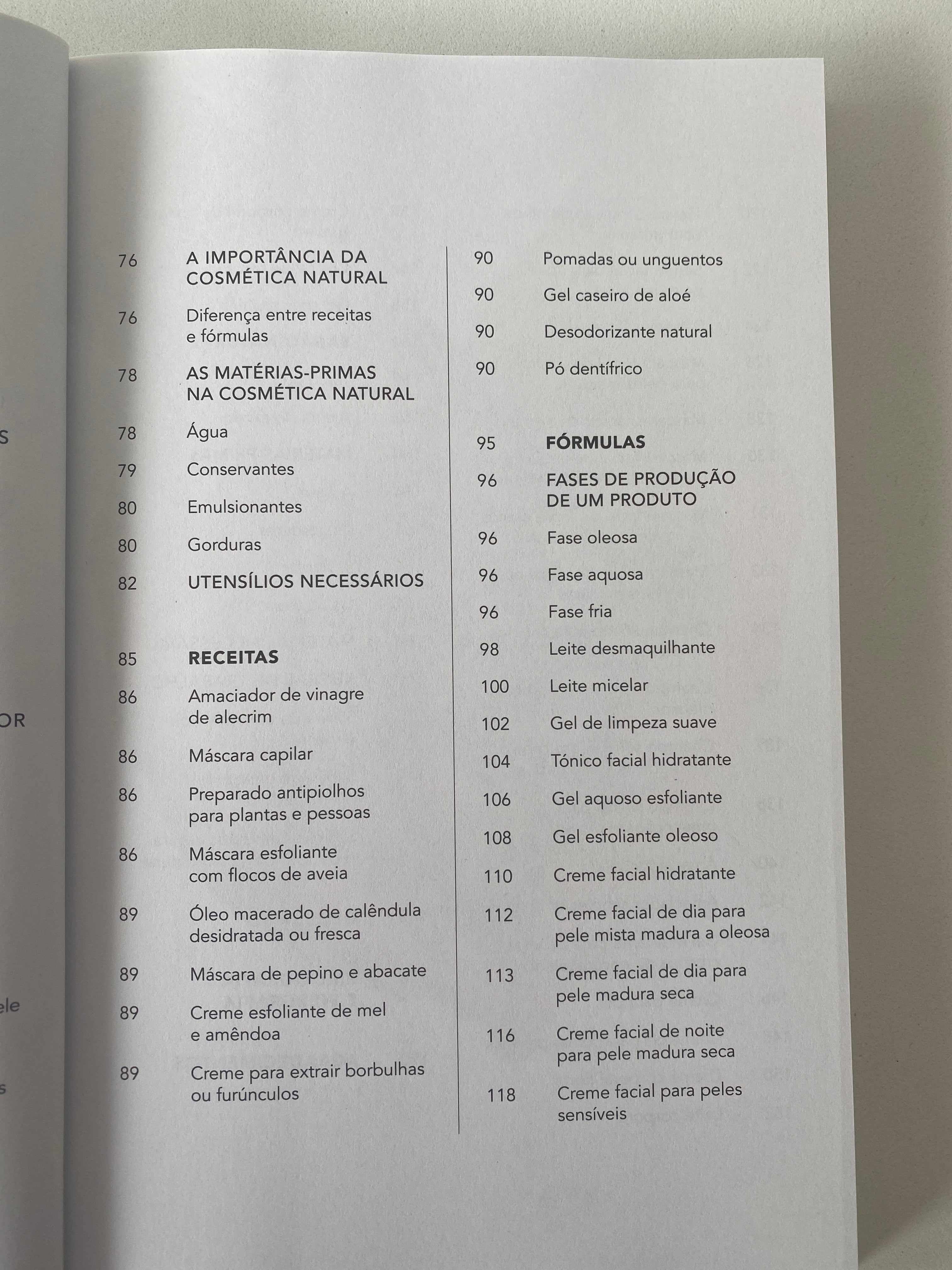 Livro Cosmética Natural  |  Dulce Mourato e Fernanda Botelho