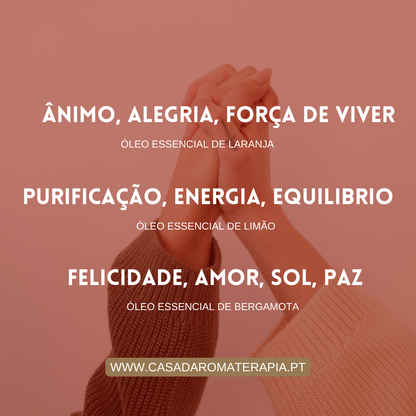 Pack 3 Cítricos (Limão + Bergamota + Laranja)