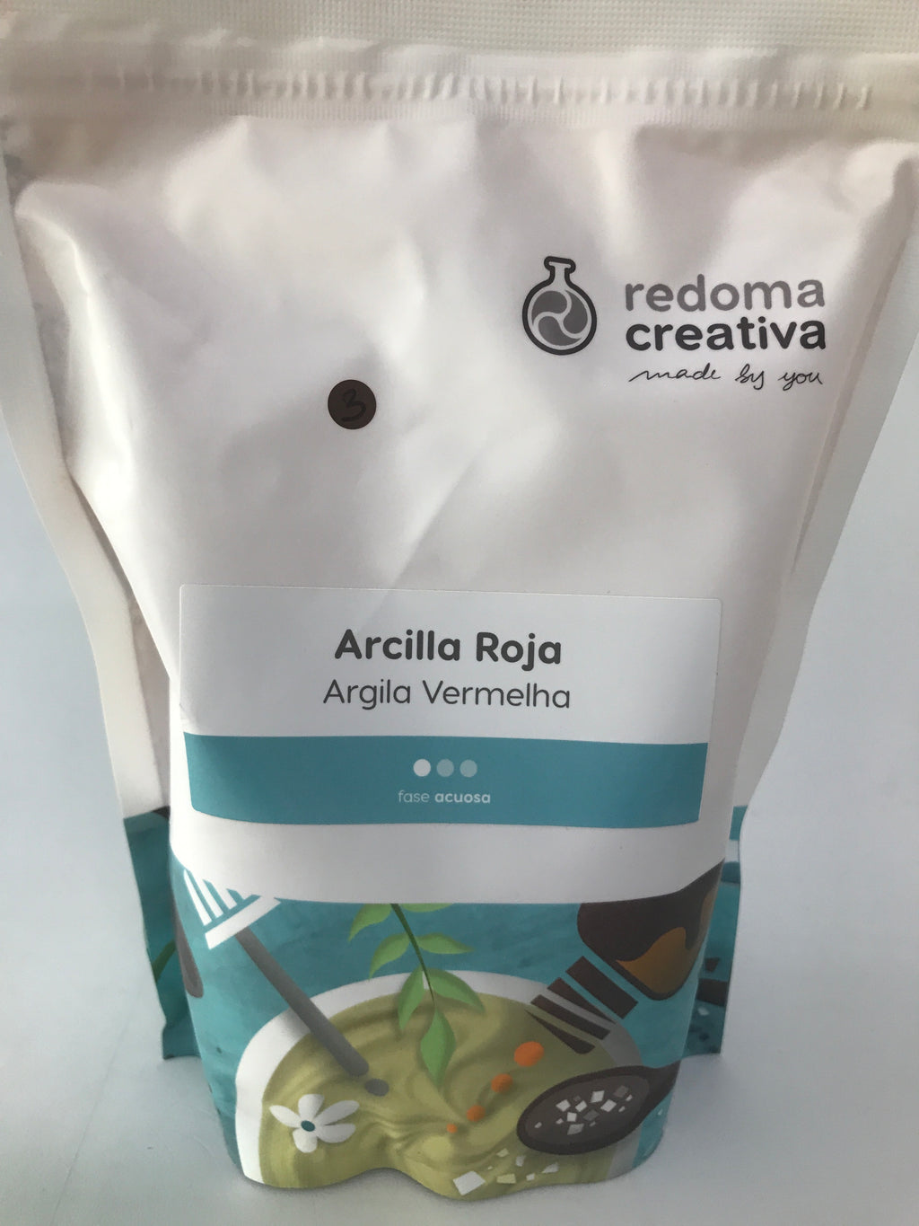 Argila vermelha 500gr