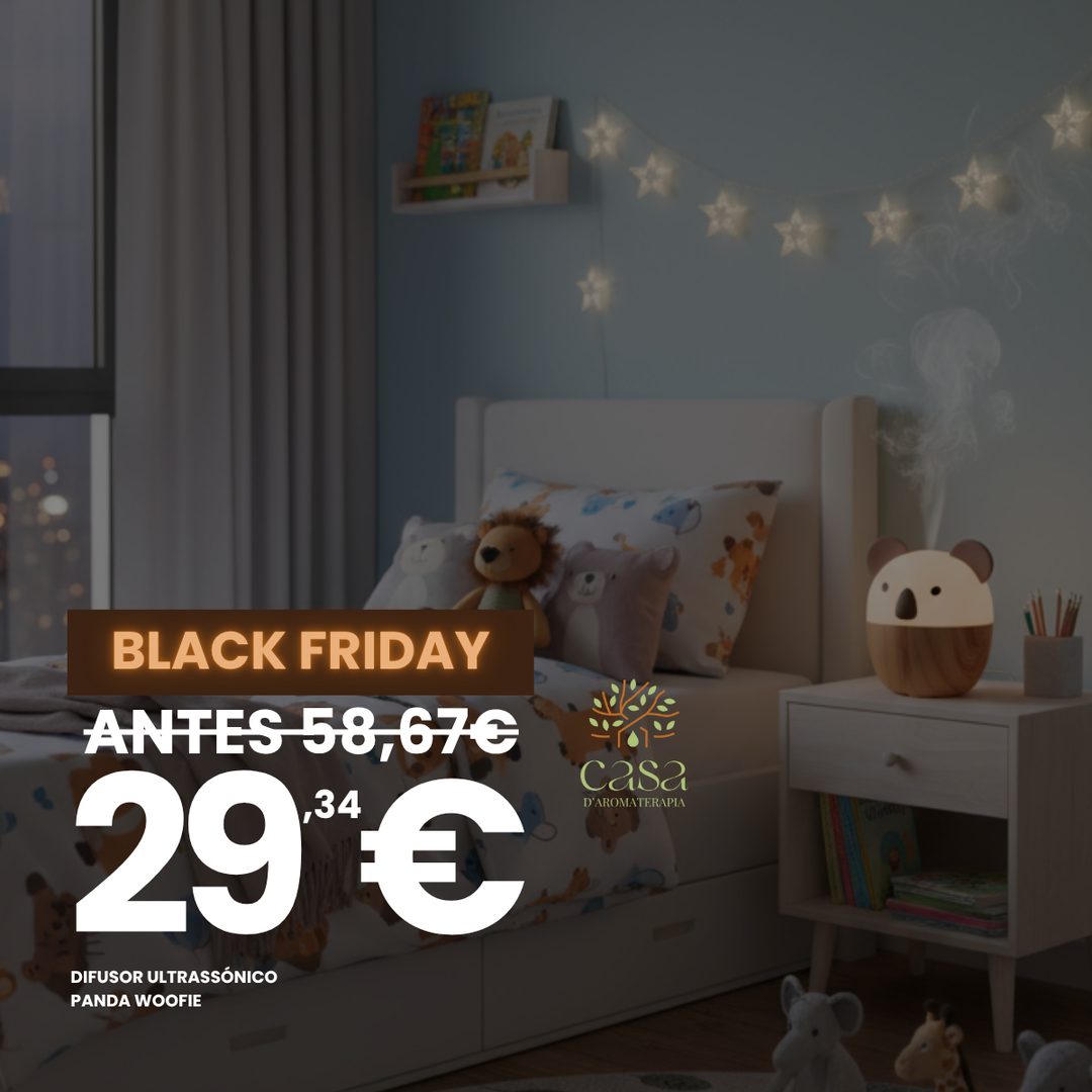 Difusor Ultrassónico para Óleos Essenciais | Infantil Panda Woofie