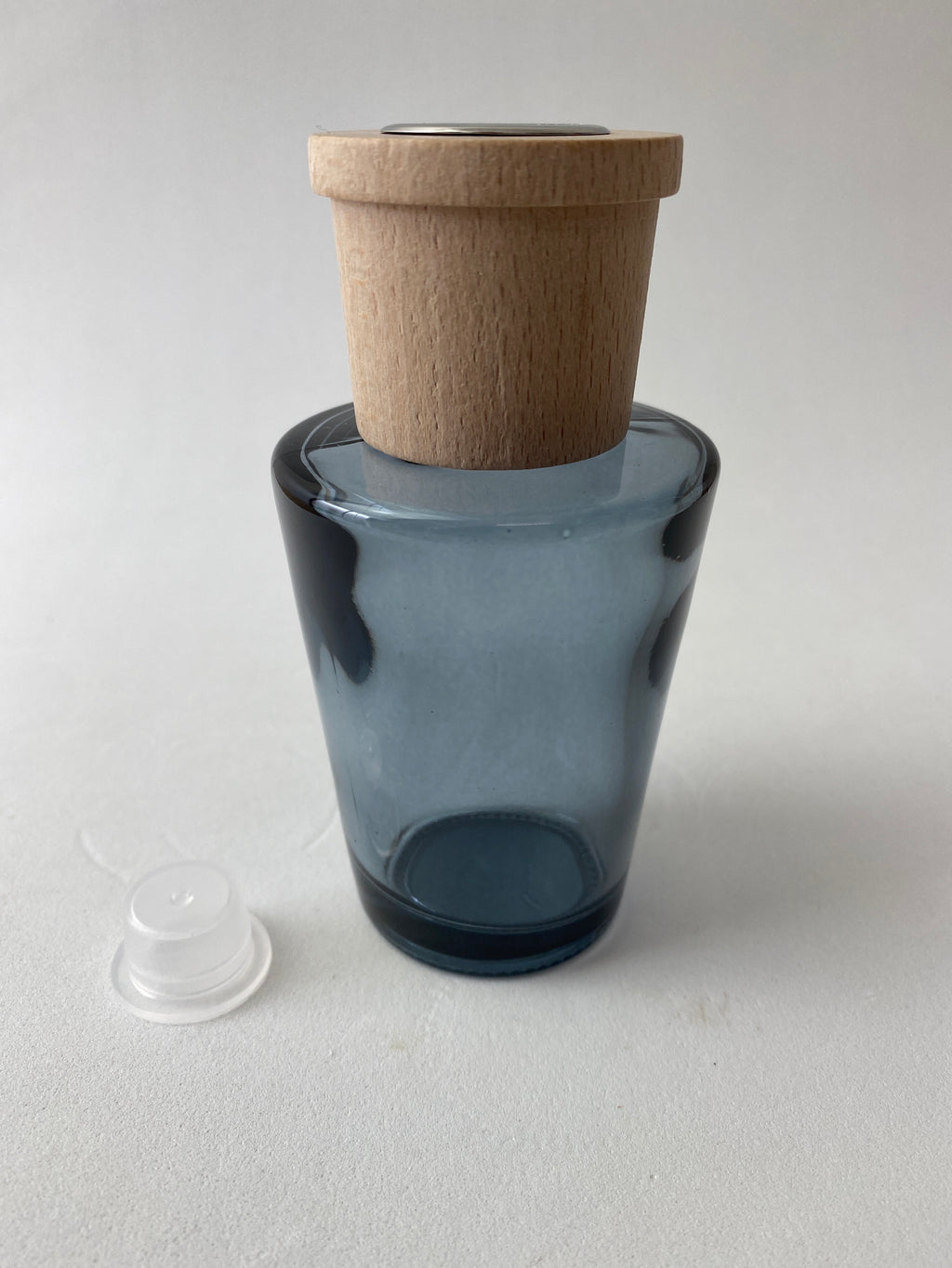 Frasco de Vidro Azul e Tampa para Mikado ***