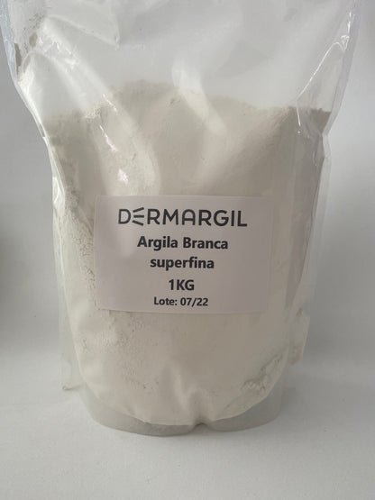 Argila Branca Superfina em Pó