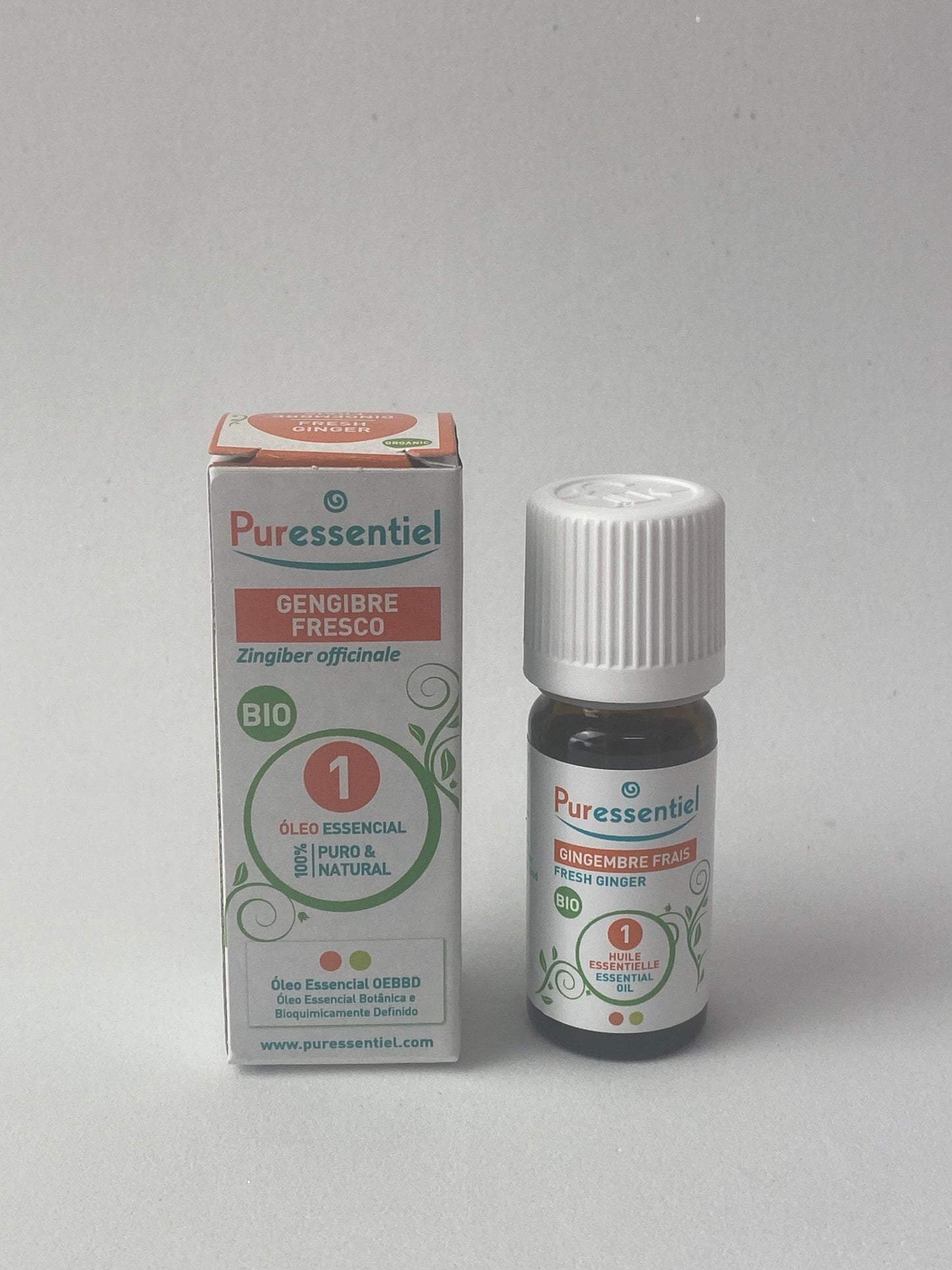 Óleo Essencial de Gengibre 5ml bio | Zingiber officinale .
