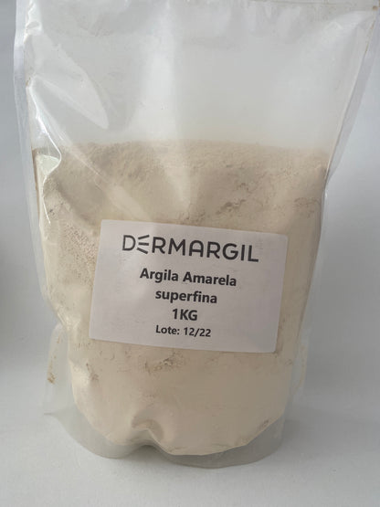 Argila Amarela Superfina em Pó