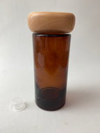 Frasco de Vidro Âmbar e Tampa para Mikado ***