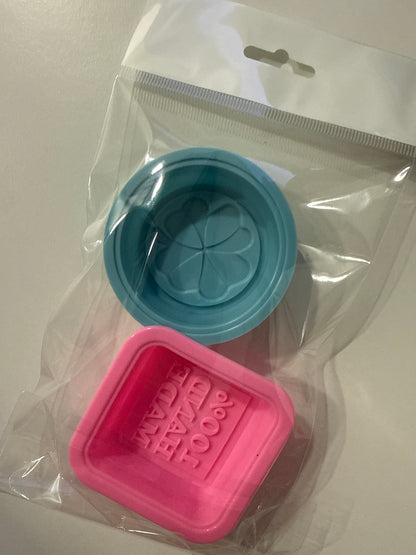 Formas de Silicone para Sabonetes (pack 2)