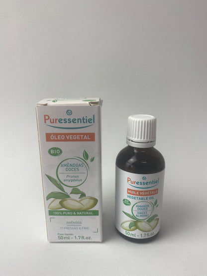 Óleo Vegetal de Amêndoas Doces | Prunus amygdalus dulcis | BIO | 50ml .