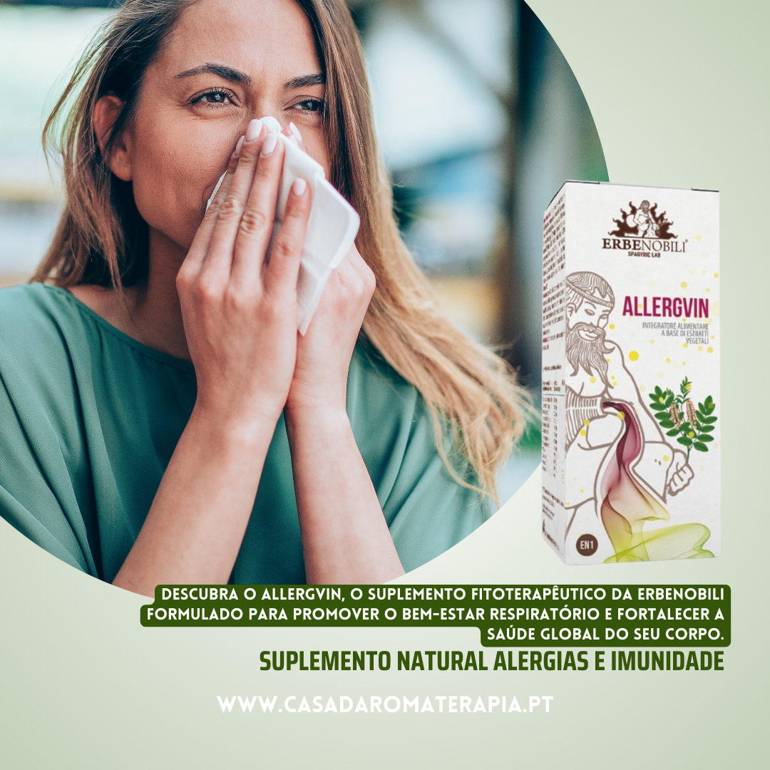 Suplemento Natural - Alergias e Imunidade | ALLERGVIN 60cps .