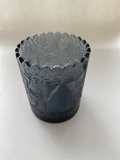 Boião de Vidro para Velas Relevo ***