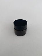 Boião em vidro ambar