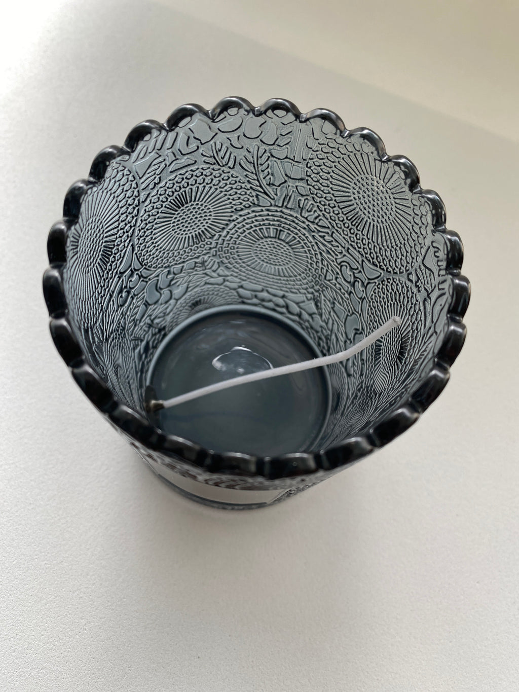 Boião de Vidro para Velas Relevo ***