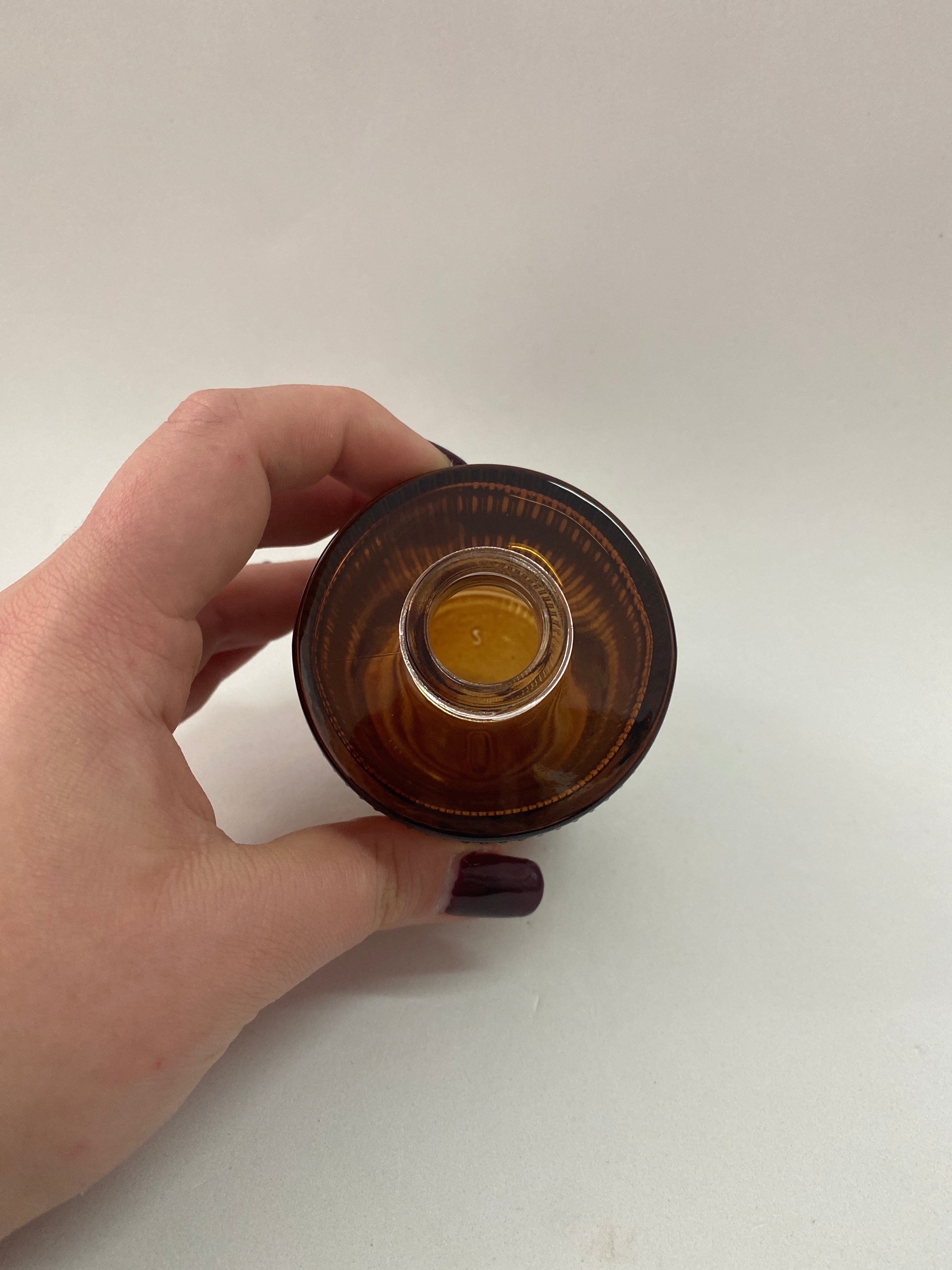 Frasco de Vidro Ambâr Jarra para Mikado***