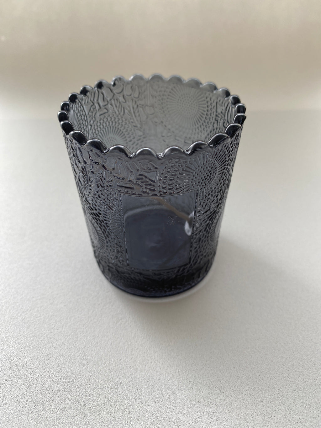 Boião de Vidro para Velas Relevo ***