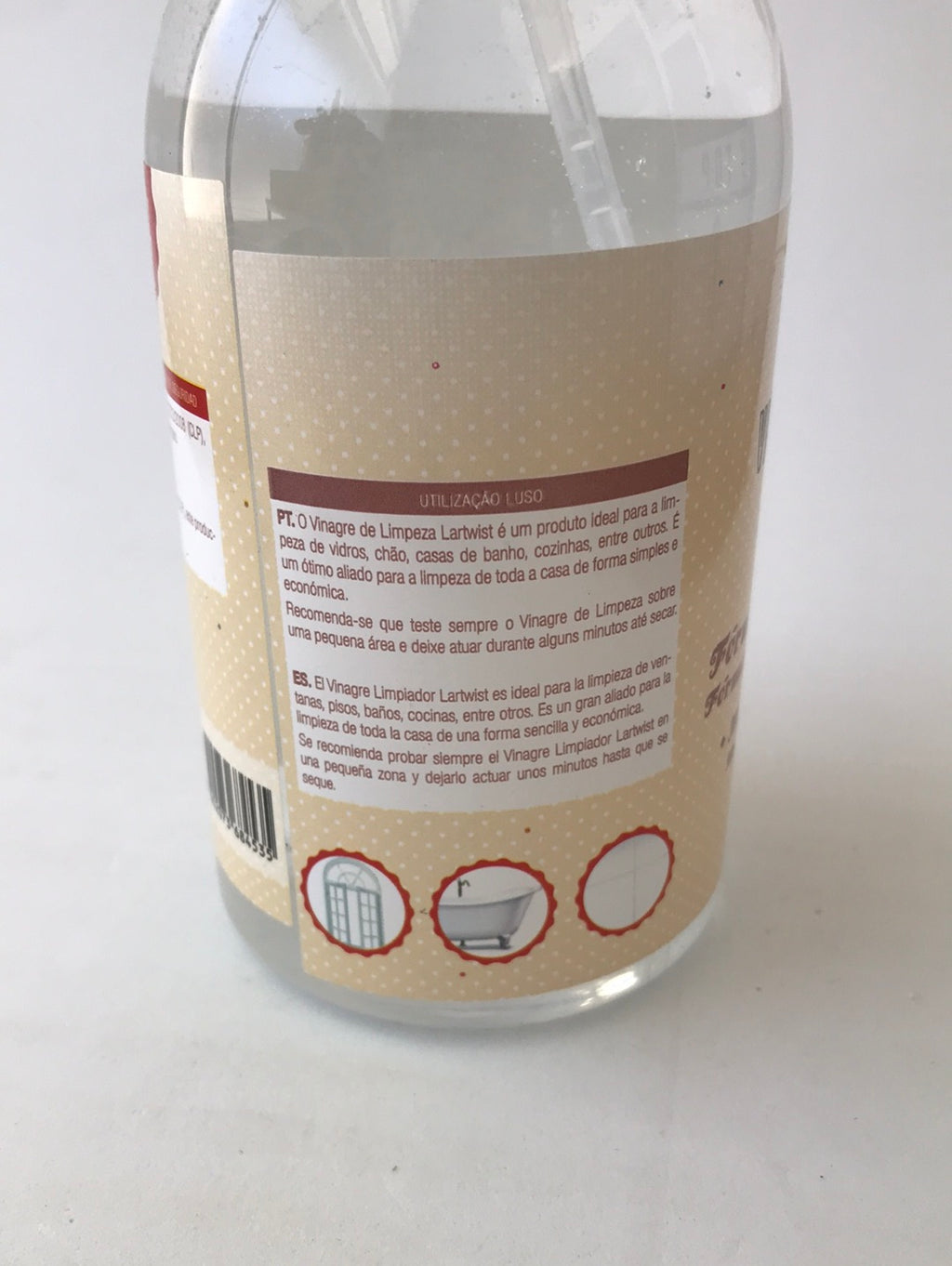 Vinagre 500ml com spray Lartwist