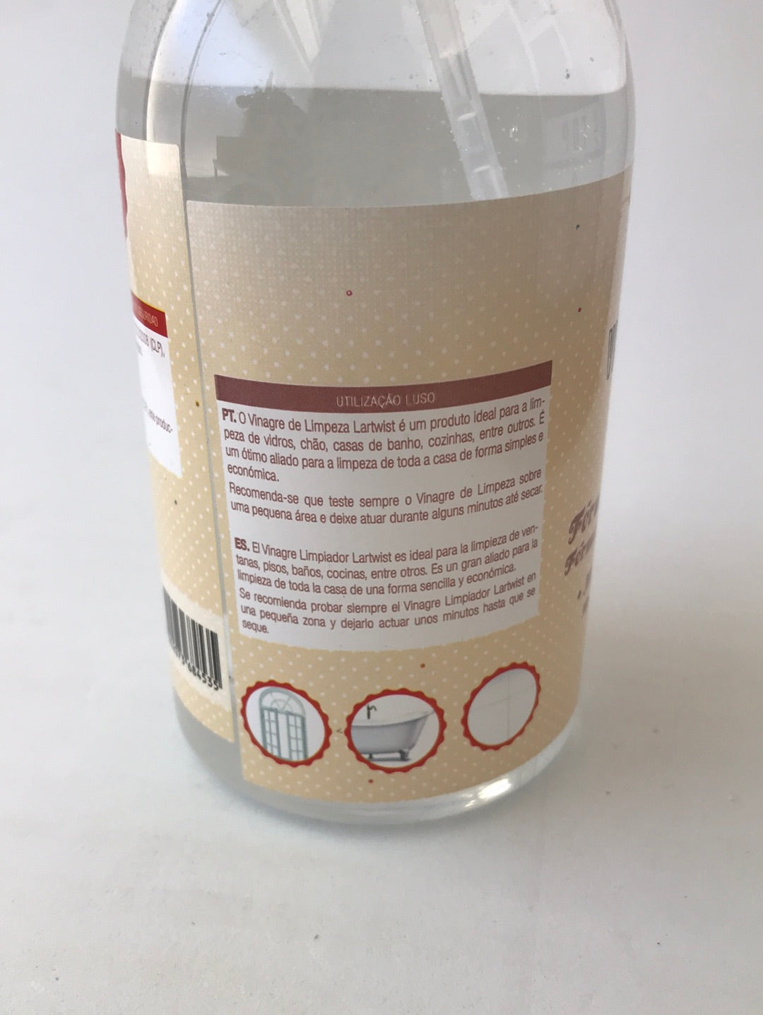 Vinagre 500ml com spray Lartwist