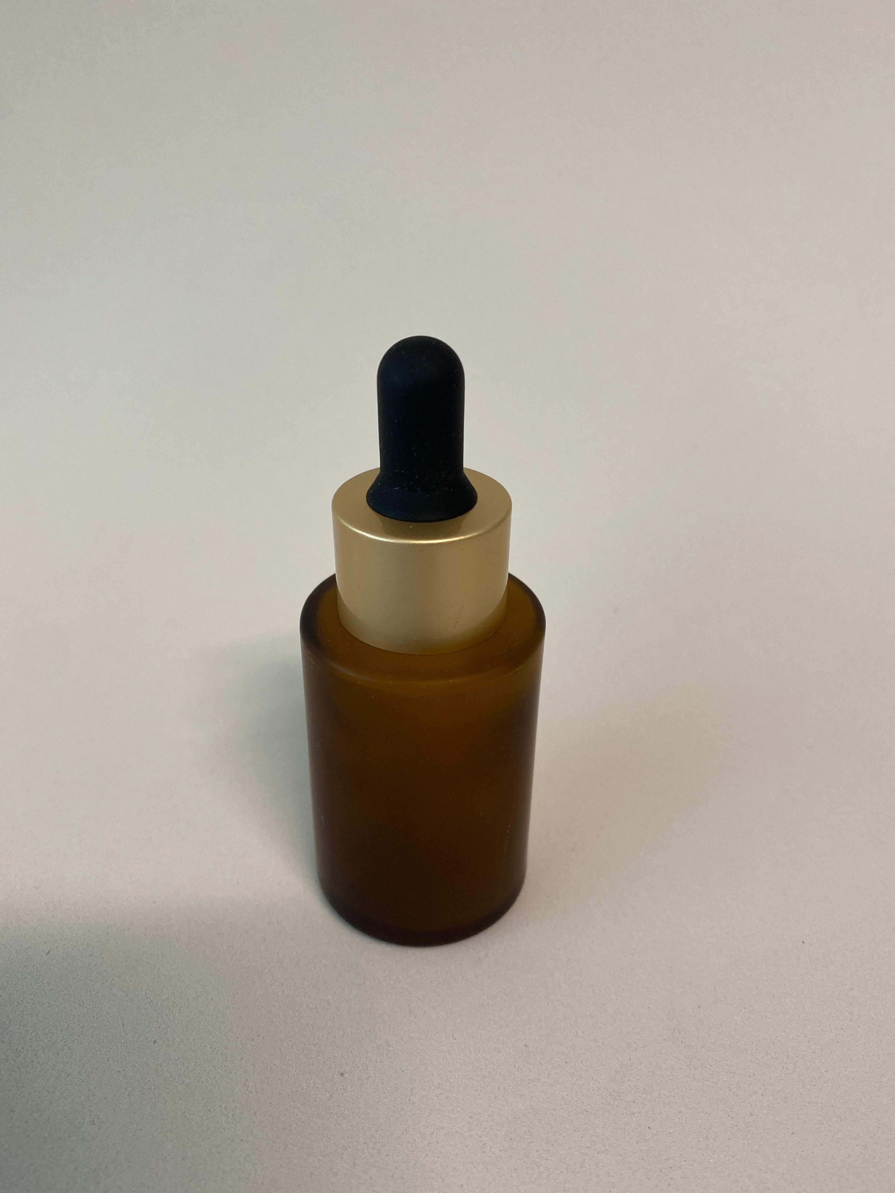 Frasco 30 ml c/ Pipeta em vidro âmbar