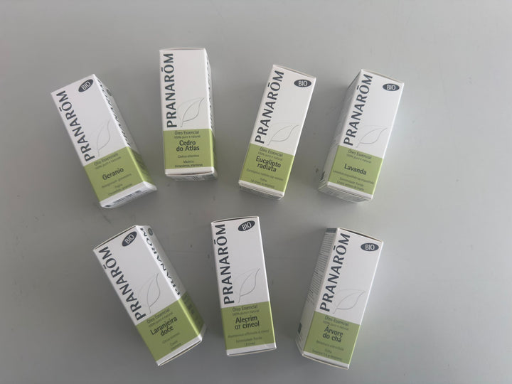 Kit 7 Óleos Essenciais + Caixa de Madeira (Curso 7 dias 7 óleos)