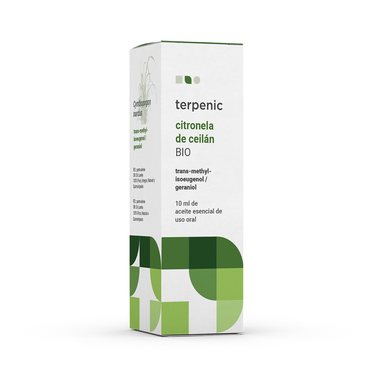 Óleo Essencial Citronela Ceilão bio | Cymbopogon nardus .