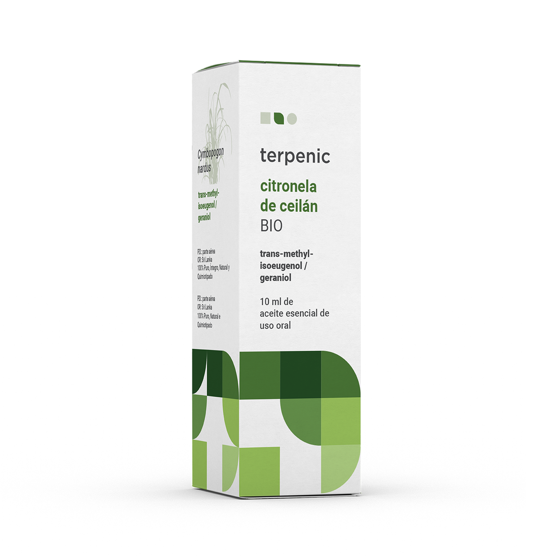 Óleo Essencial Citronela Ceilão bio | Cymbopogon nardus %