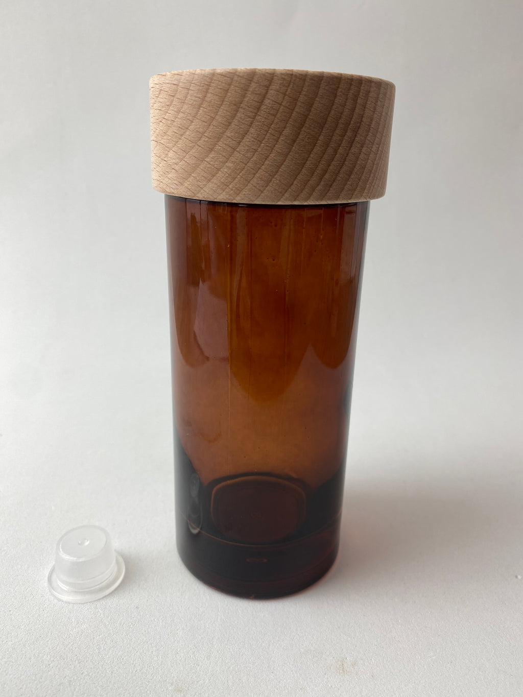 Frasco de Vidro Âmbar e Tampa para Mikado ***