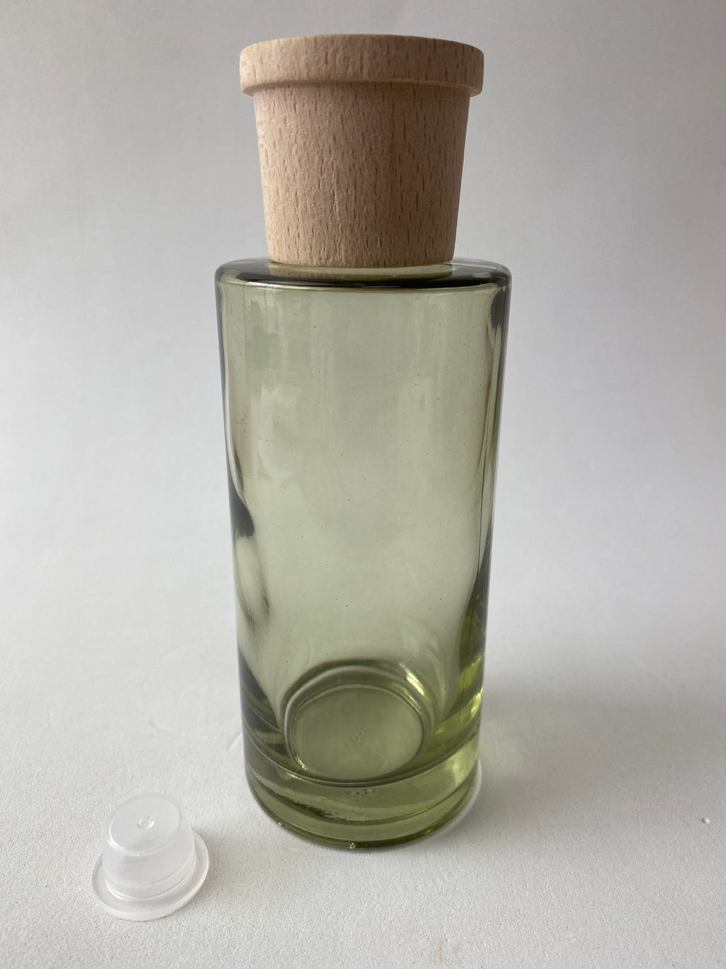 Frasco de Vidro Esverdeado e Tampa para Mikado ***