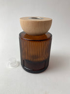 Frasco de Vidro Âmbar e Tampa para Mikado ***