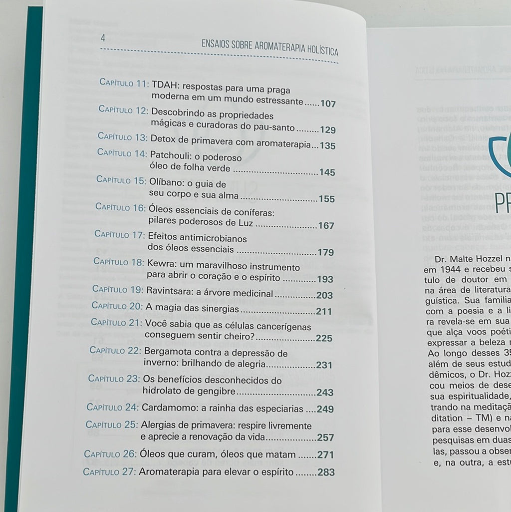 Book Essays on Holistic Aromatherapy 