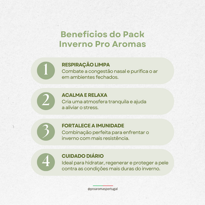 Pack Inverno Pro Aromas BIO 100% Português – ProAromas