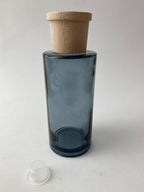 Frasco de Vidro Azul e Tampa para Mikado ***