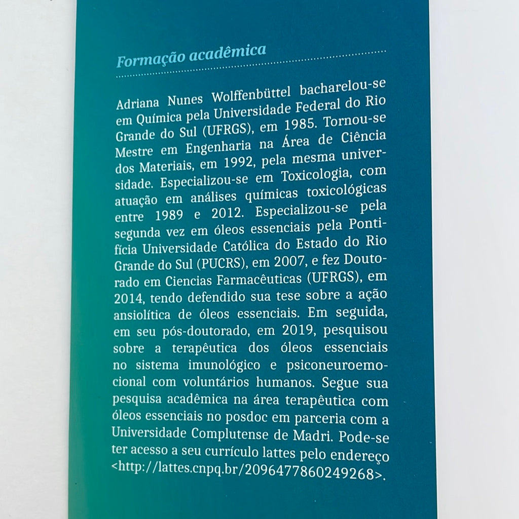 Livre de base de chimie des HE et de l'aromathérapie 