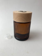 Frasco de Vidro Âmbar e Tampa para Mikado ***