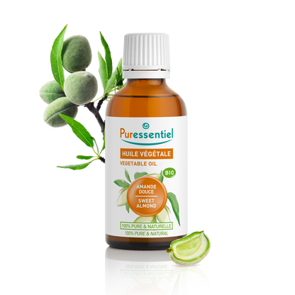 Óleo Vegetal de Amêndoas Doces | Prunus amygdalus dulcis | BIO | 50ml .