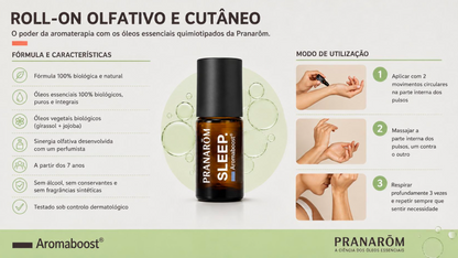 Roll-on Aromaboost Immunity - Pranarôm 8 ml (Óleos Essenciais Bio)