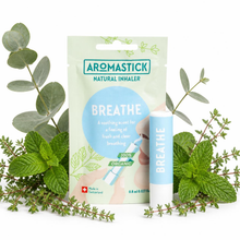 Inalador Nasal AromaStick Breathe - Óleos Essenciais Biológicos